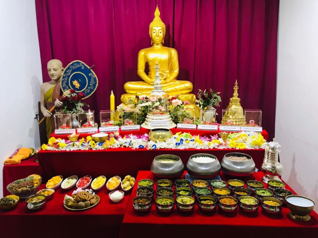 The Exhibition of the Sacred Relics of the Lord Buddha and the Arhants